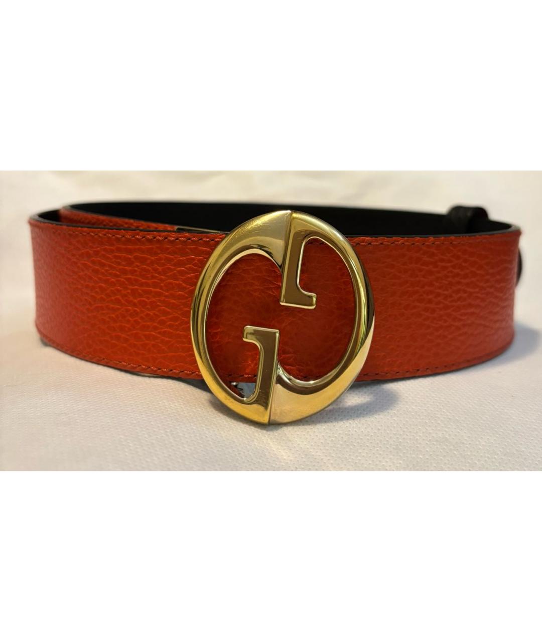 GUCCI Черный кожаный ремень, фото 4