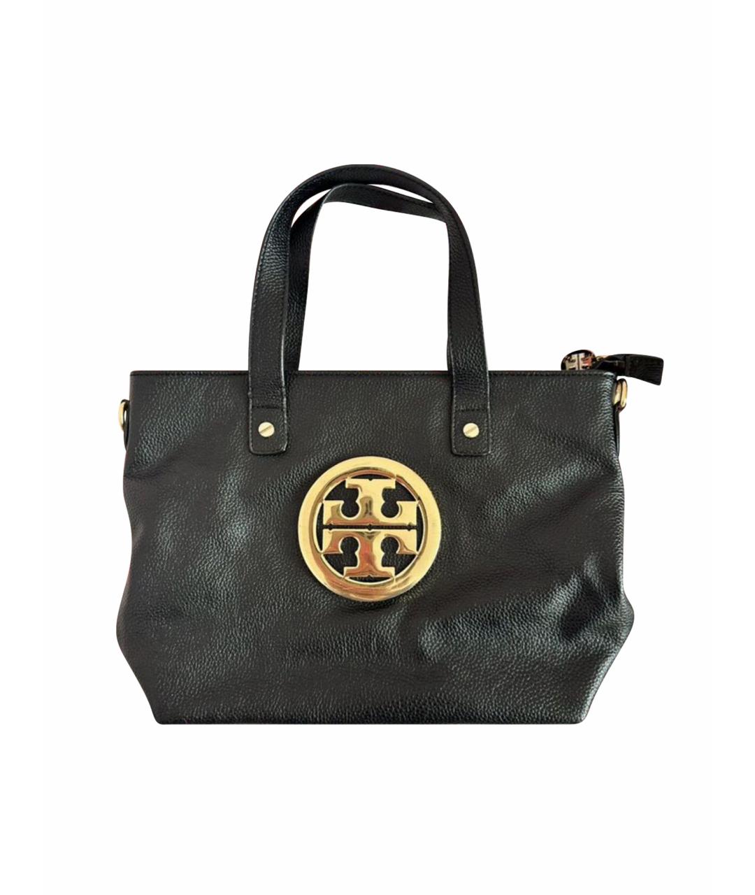 TORY BURCH Черная сумка тоут, фото 1