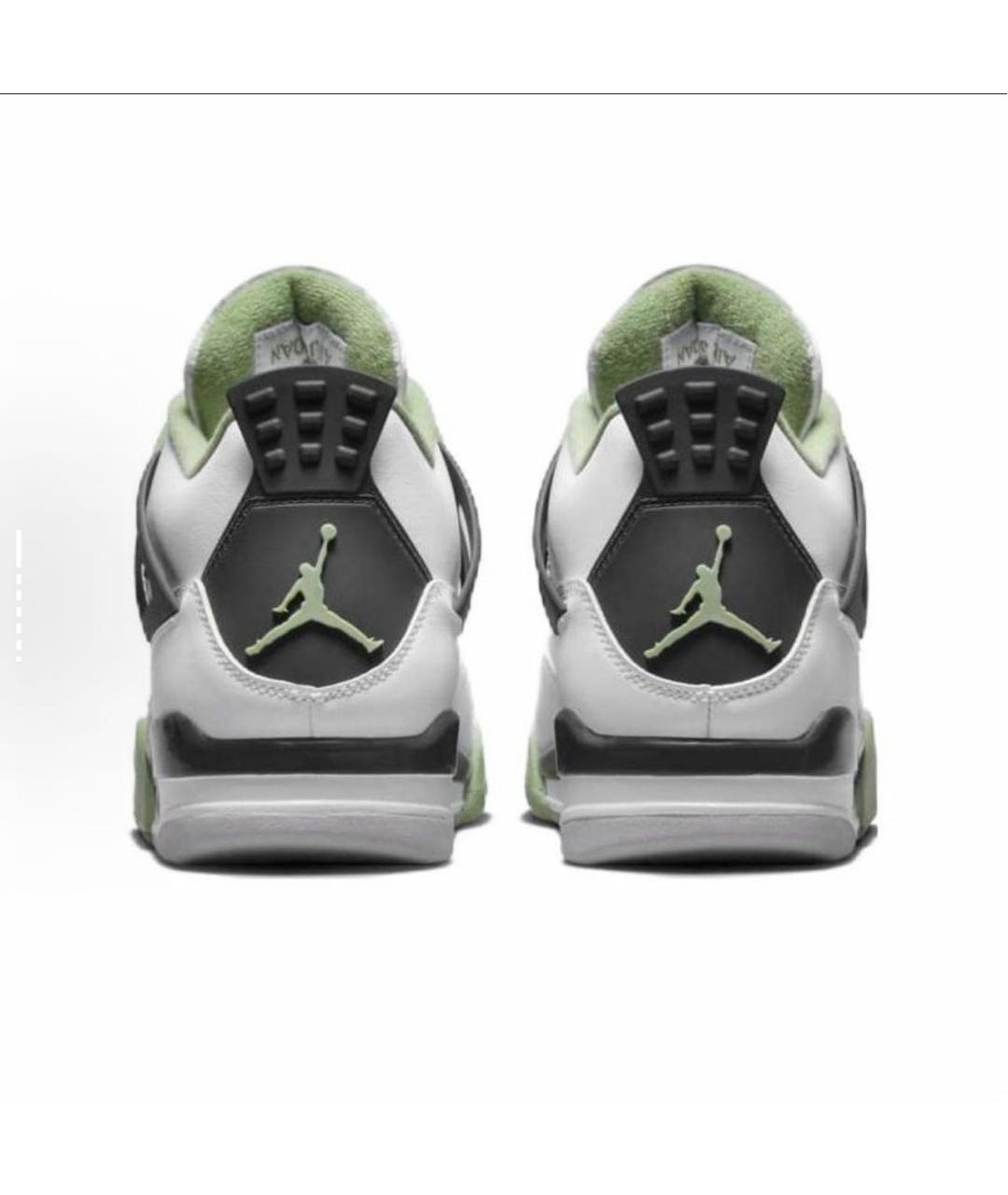 NIKE Белые кожаные высокие кроссовки / кеды, фото 4