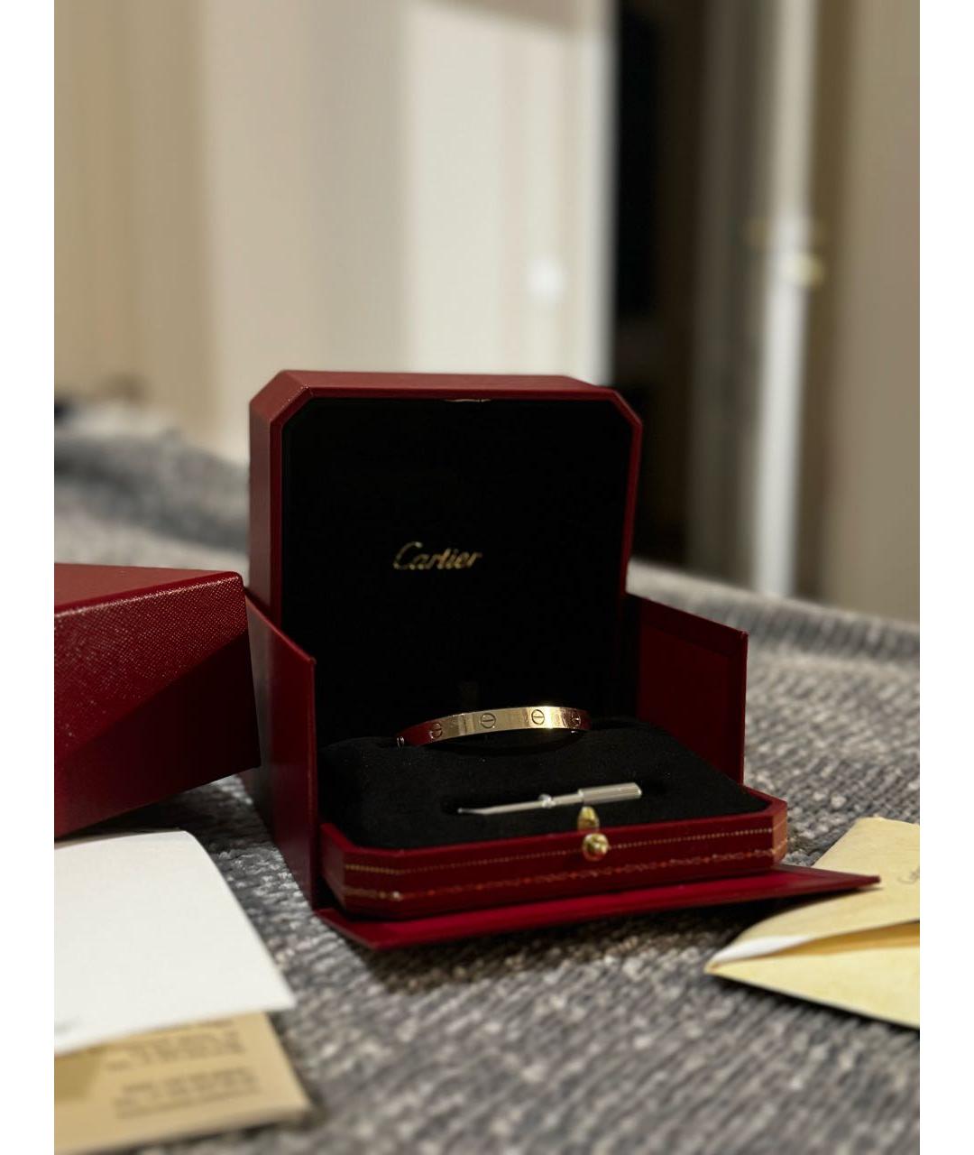 CARTIER Серебрянный браслет из белого золота, фото 5