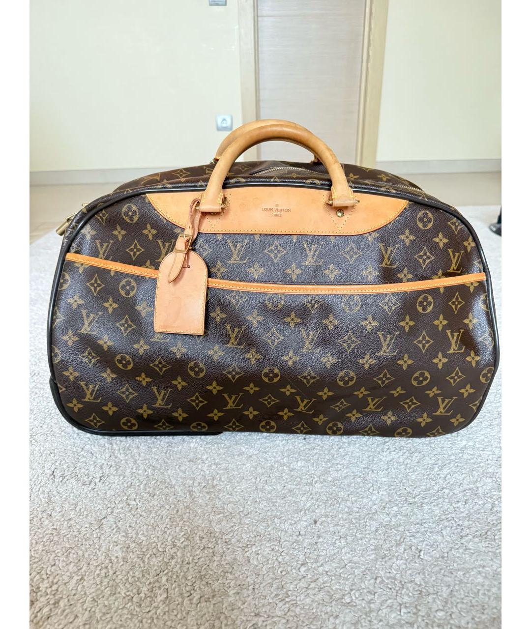 LOUIS VUITTON Коричневая дорожная/спортивная сумка, фото 9
