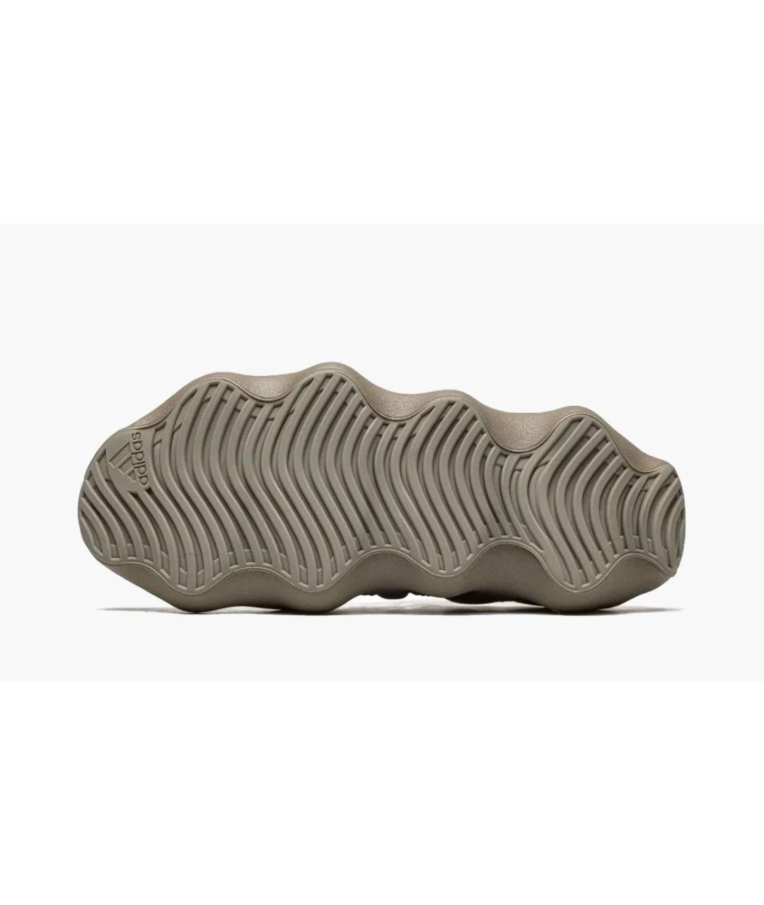 ADIDAS YEEZY Бежевые текстильные кроссовки, фото 4