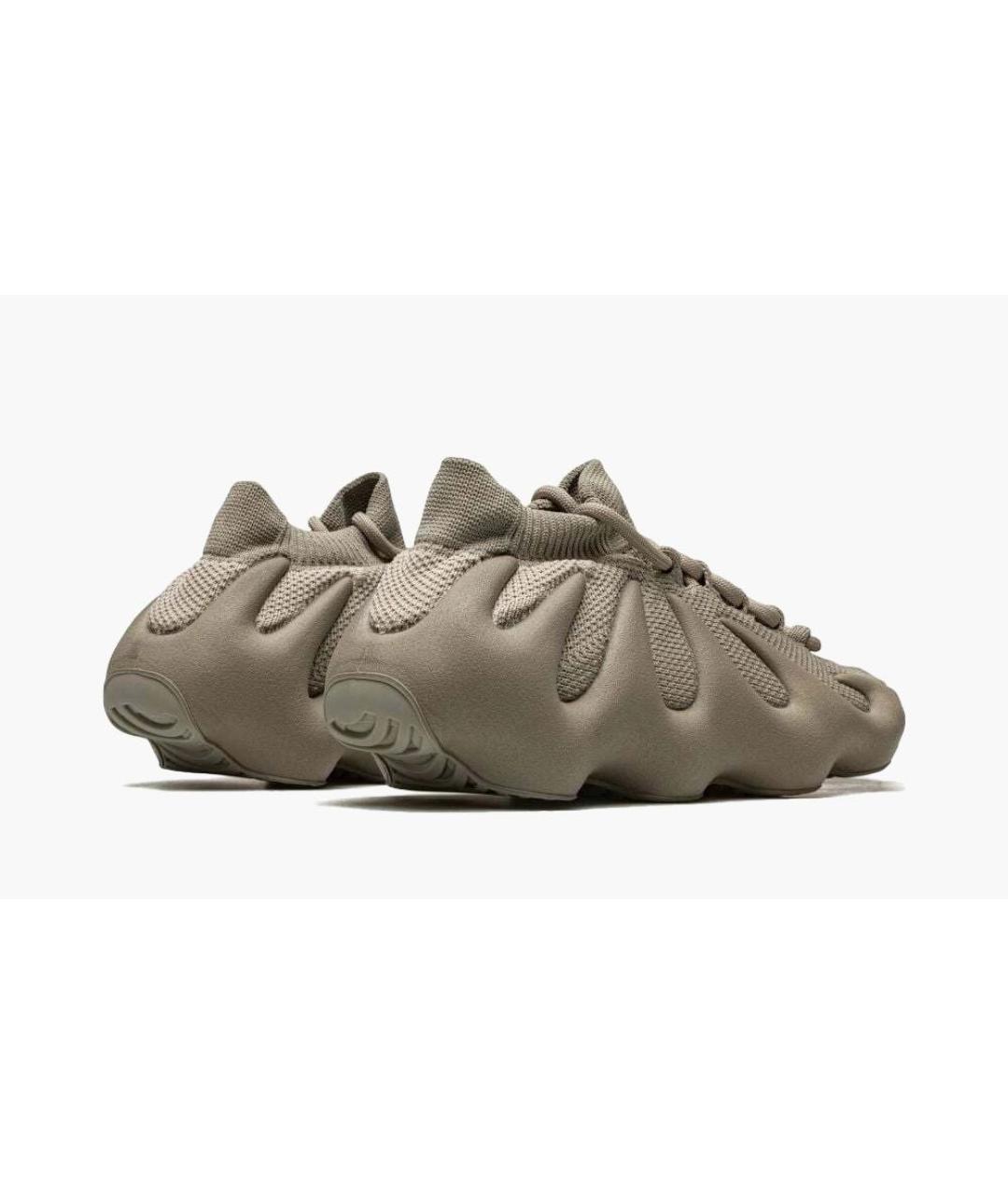 ADIDAS YEEZY Бежевые текстильные кроссовки, фото 3