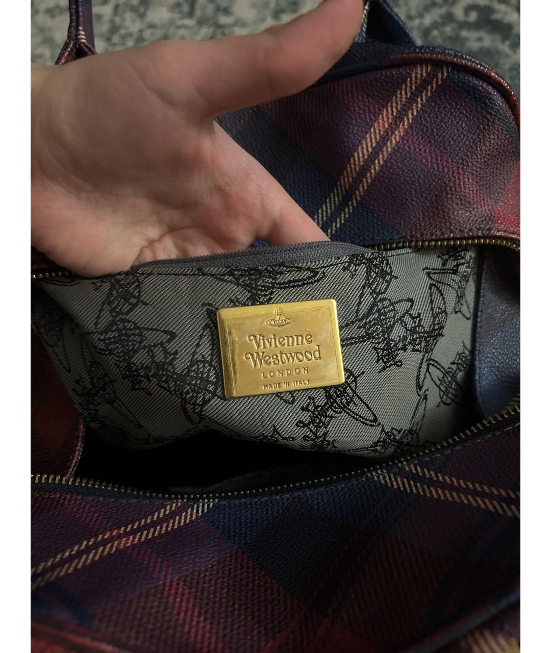 VIVIENNE WESTWOOD Мульти сумка с короткими ручками из искусственной кожи, фото 5