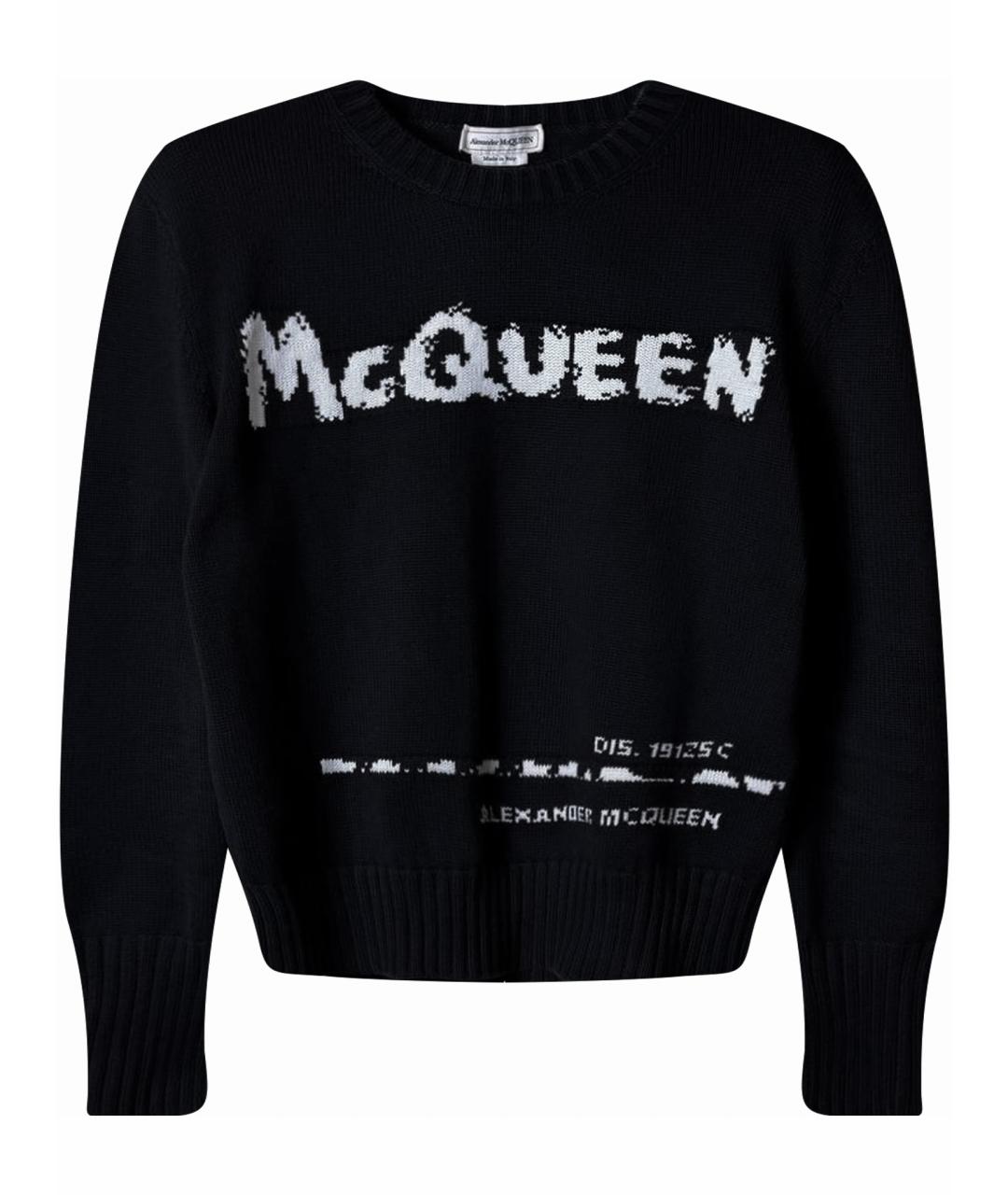 ALEXANDER MCQUEEN Черный джемпер / свитер, фото 1