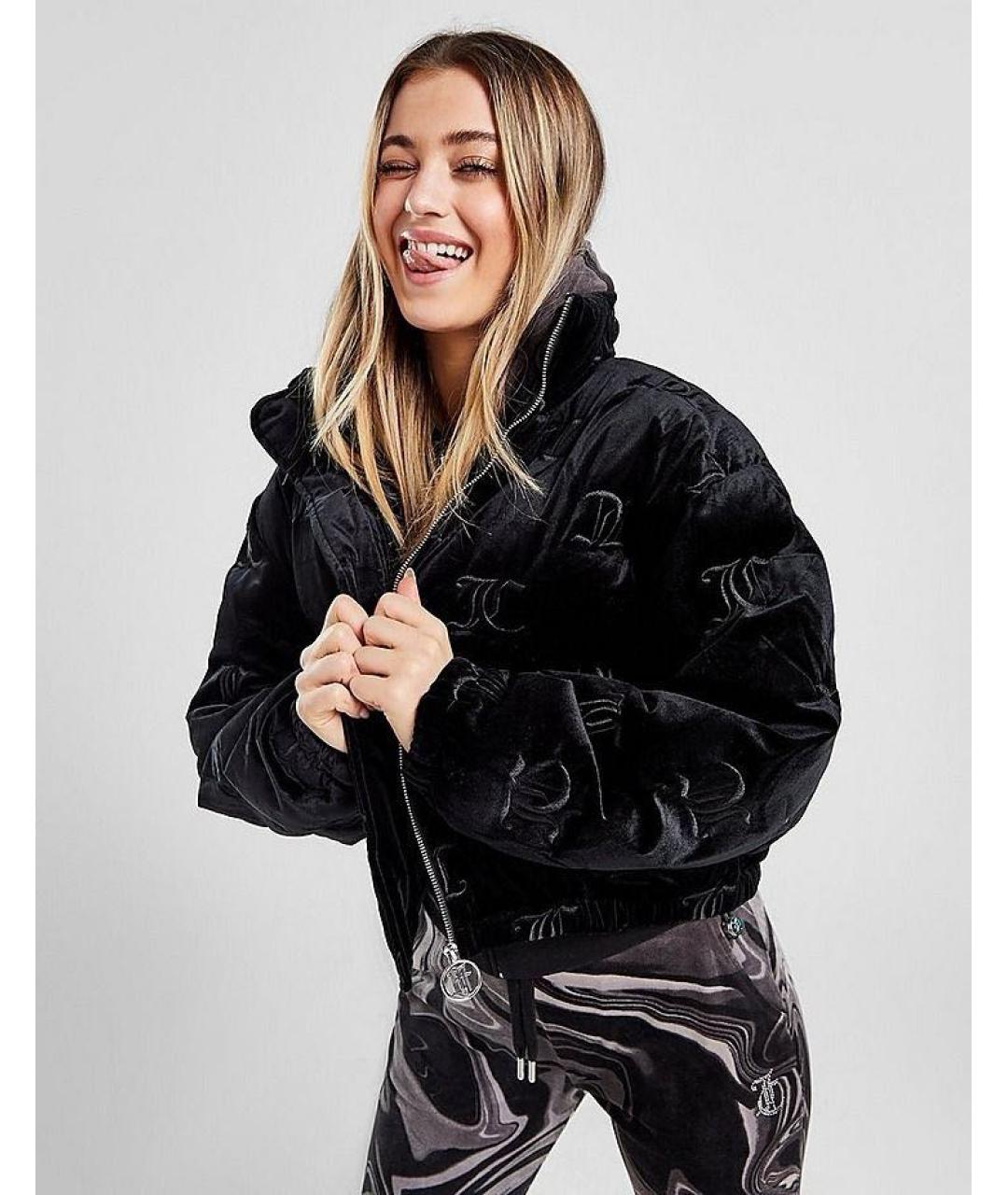 JUICY COUTURE Черная бархатная куртка, фото 7