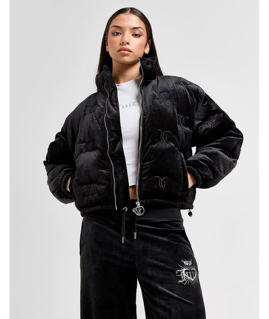 JUICY COUTURE Черная бархатная куртка, фото 7