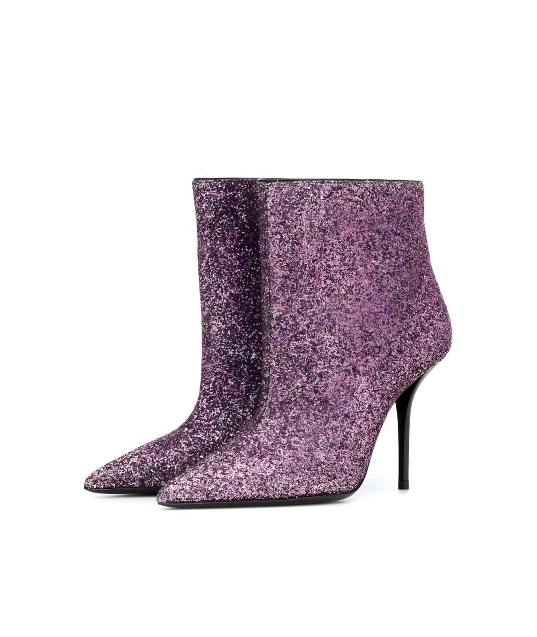 SAINT LAURENT Розовые ботильоны, фото 2