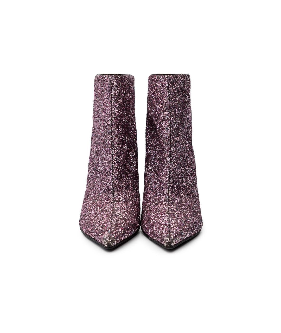 SAINT LAURENT Розовые ботильоны, фото 4