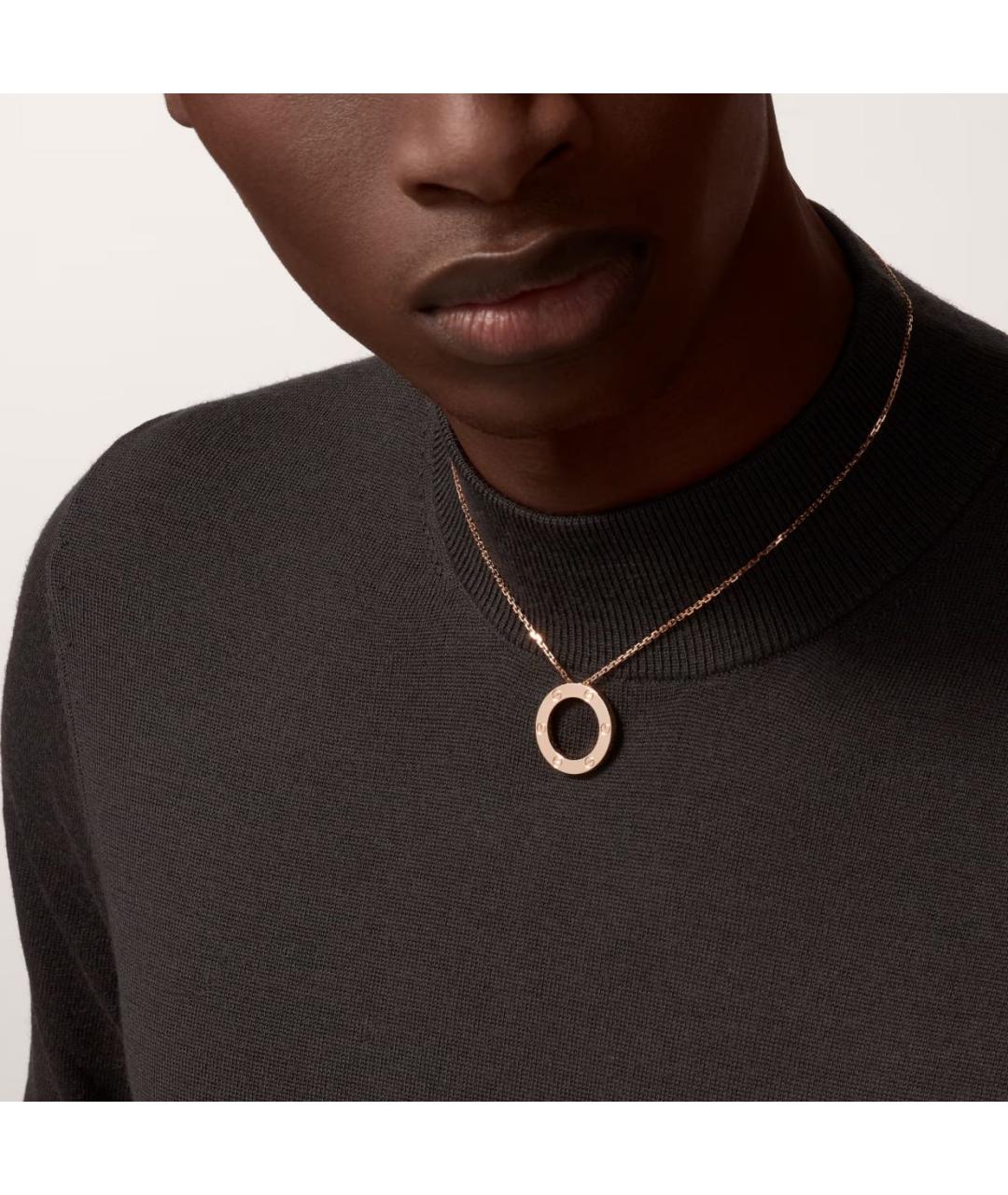 CARTIER Золотая подвеска из розового золота, фото 3