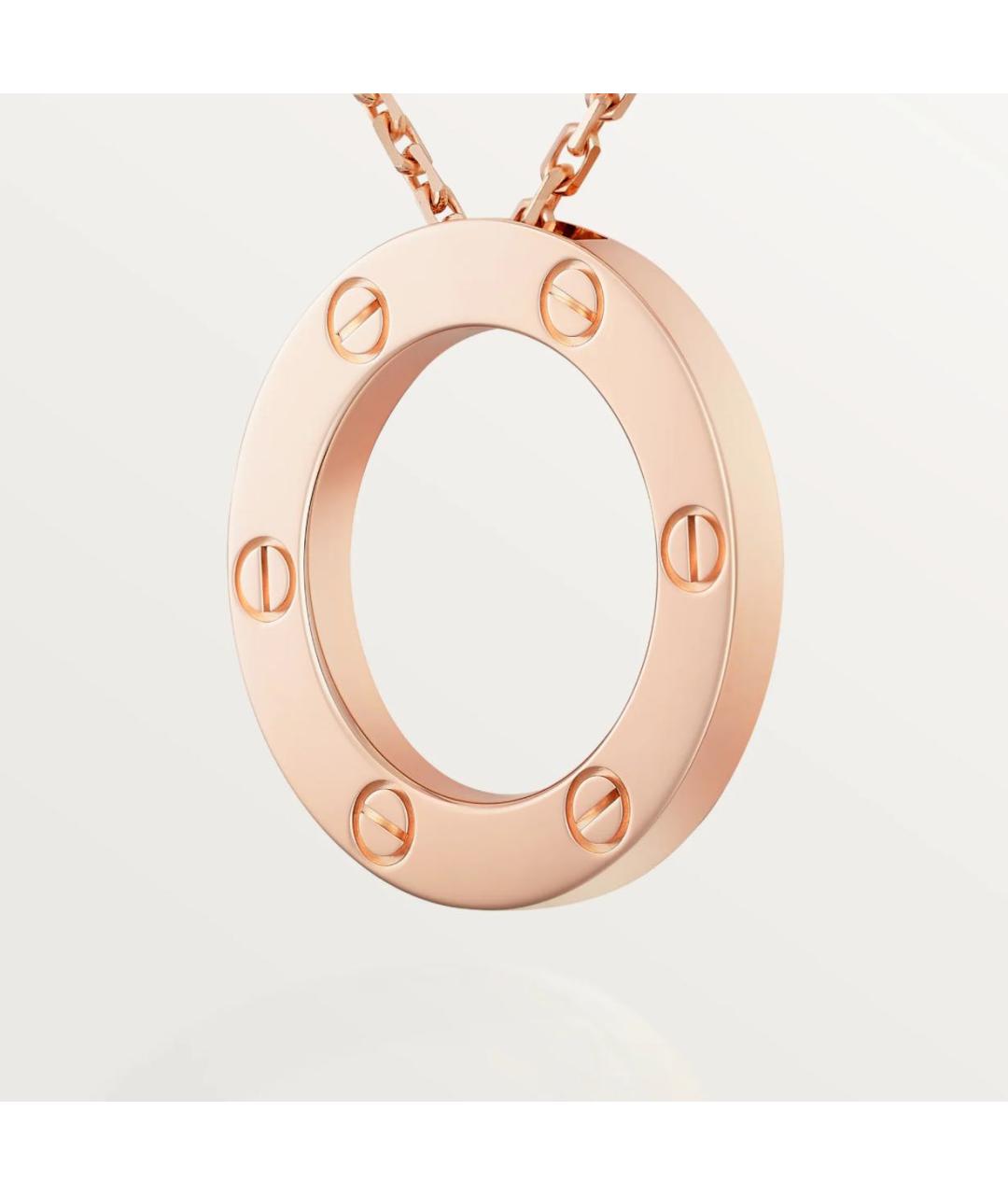 CARTIER Золотая подвеска из розового золота, фото 6