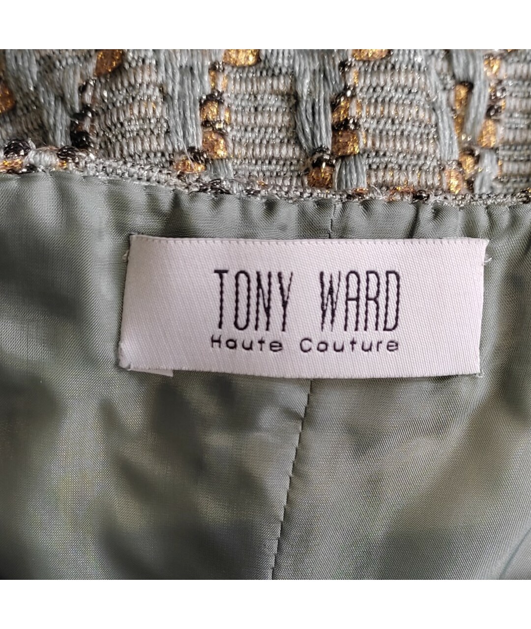 TONY WARD Зеленые платье, фото 6