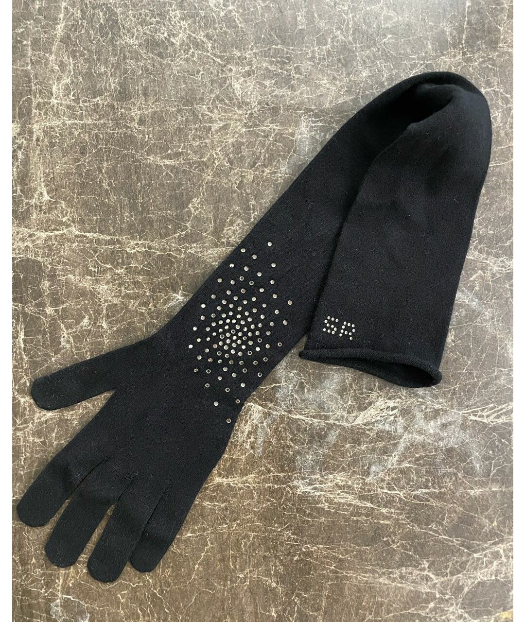 SONIA RYKIEL Черные перчатки, фото 5