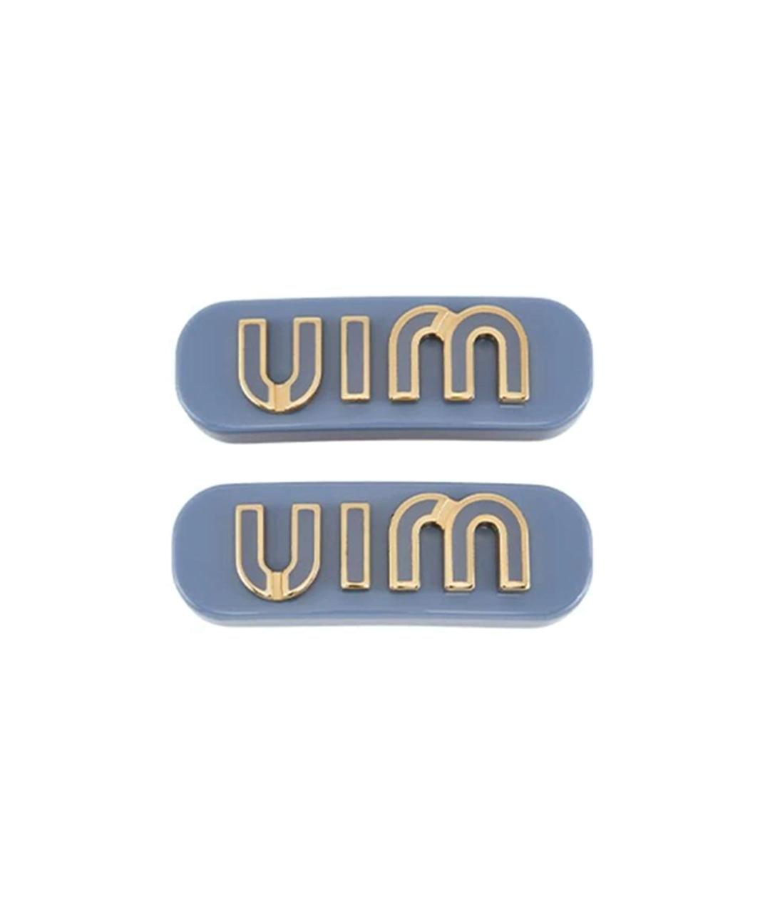 MIU MIU Синяя заколка, фото 2