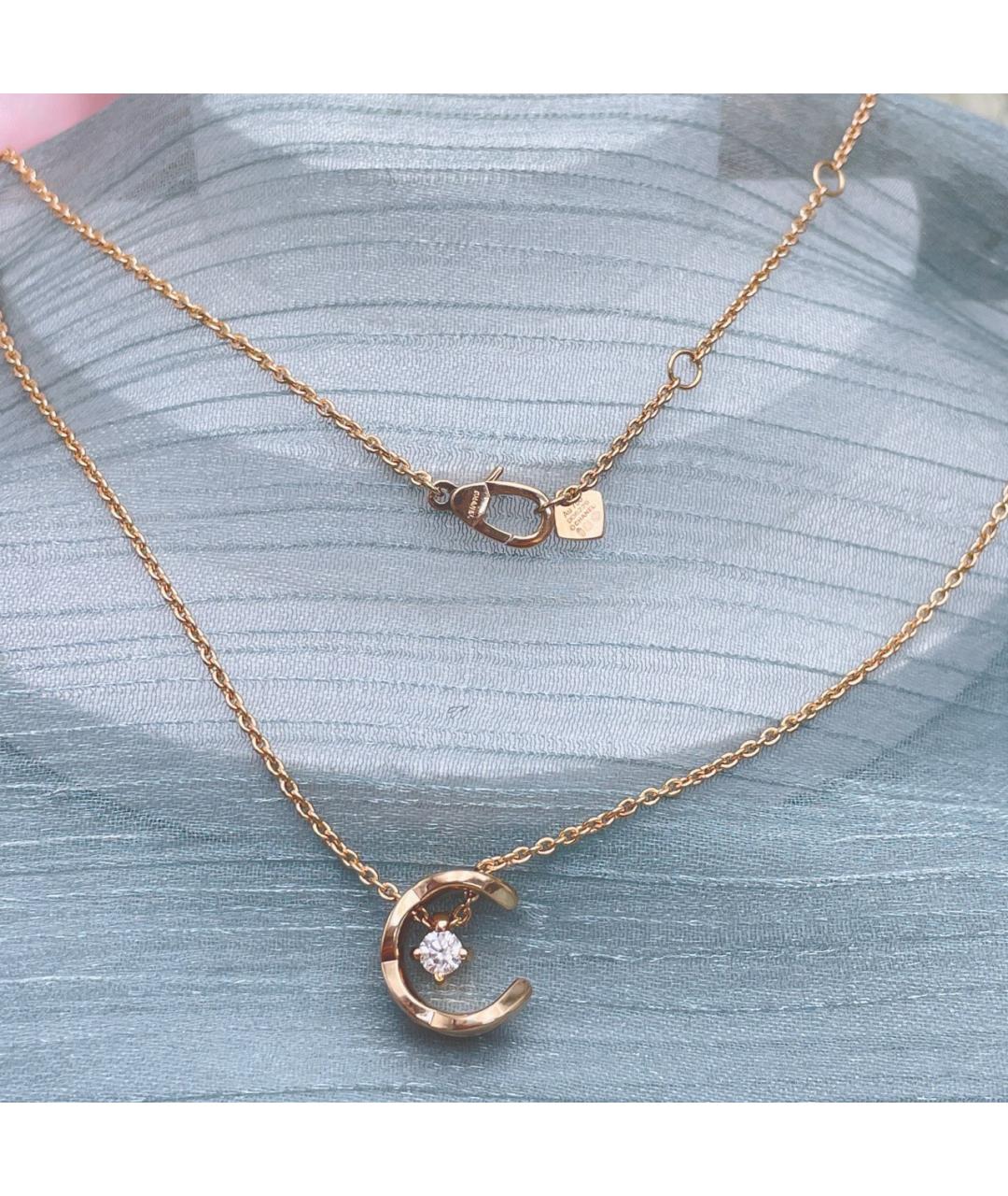 CHANEL Золотое колье из розового золота, фото 2