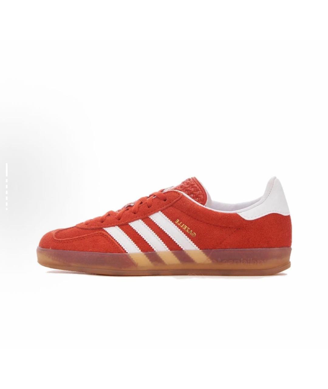 ADIDAS Красные замшевые кроссовки, фото 9