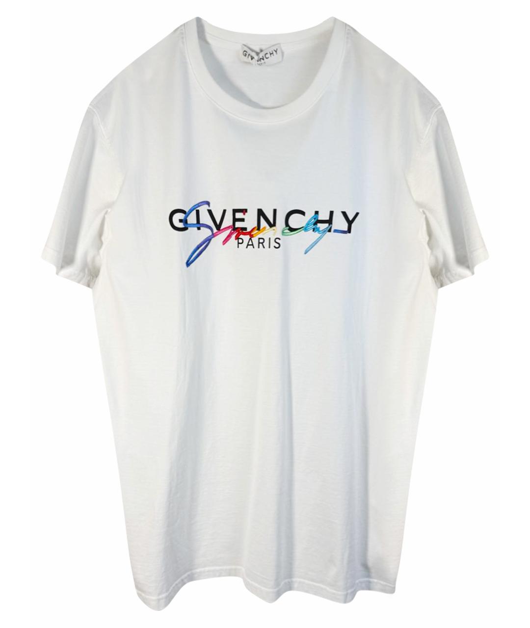 GIVENCHY Белая хлопковая футболка, фото 1