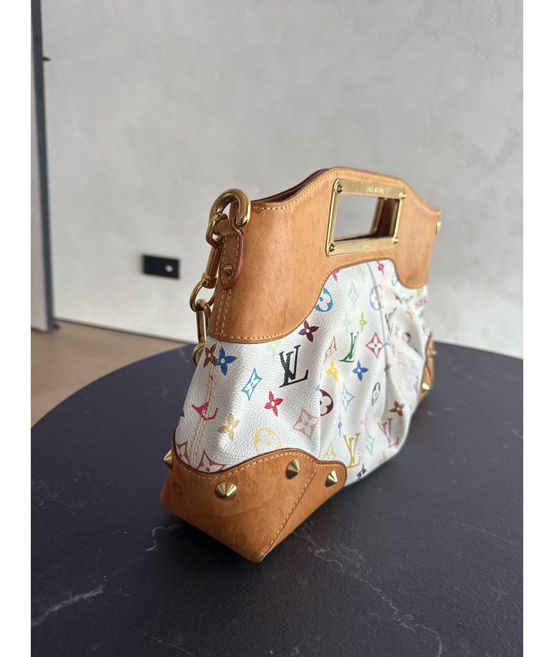LOUIS VUITTON Белая сумка с короткими ручками, фото 2