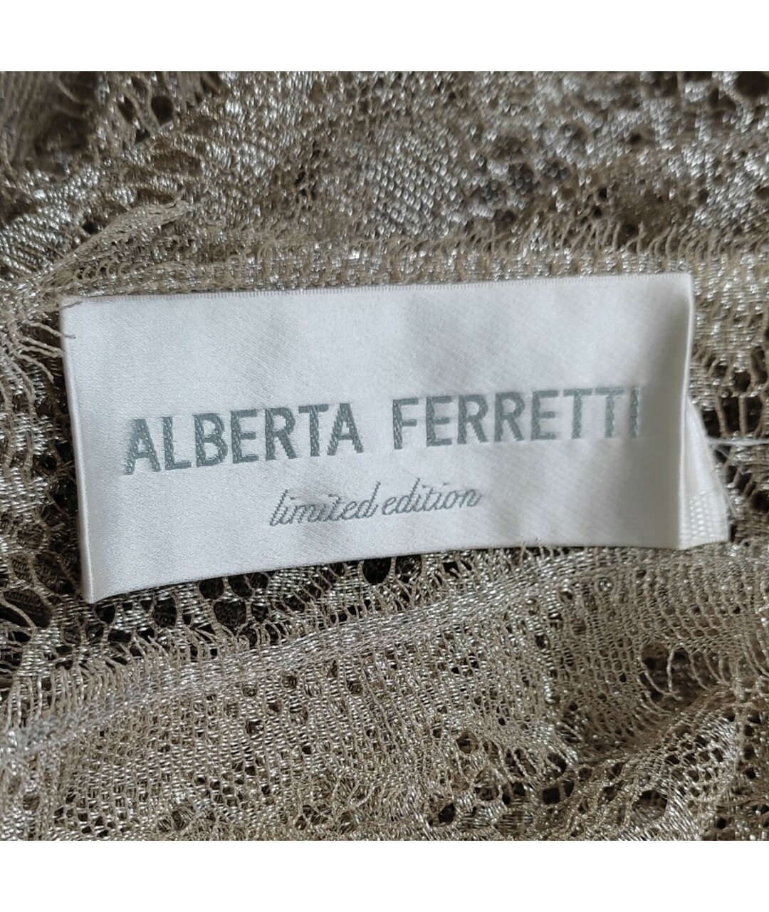 ALBERTA FERRETTI Золотая рубашка, фото 3