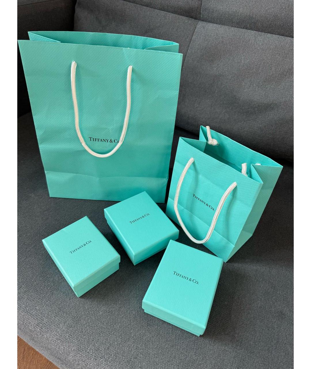 TIFFANY&CO Бирюзовая серебряная подвеска, фото 6
