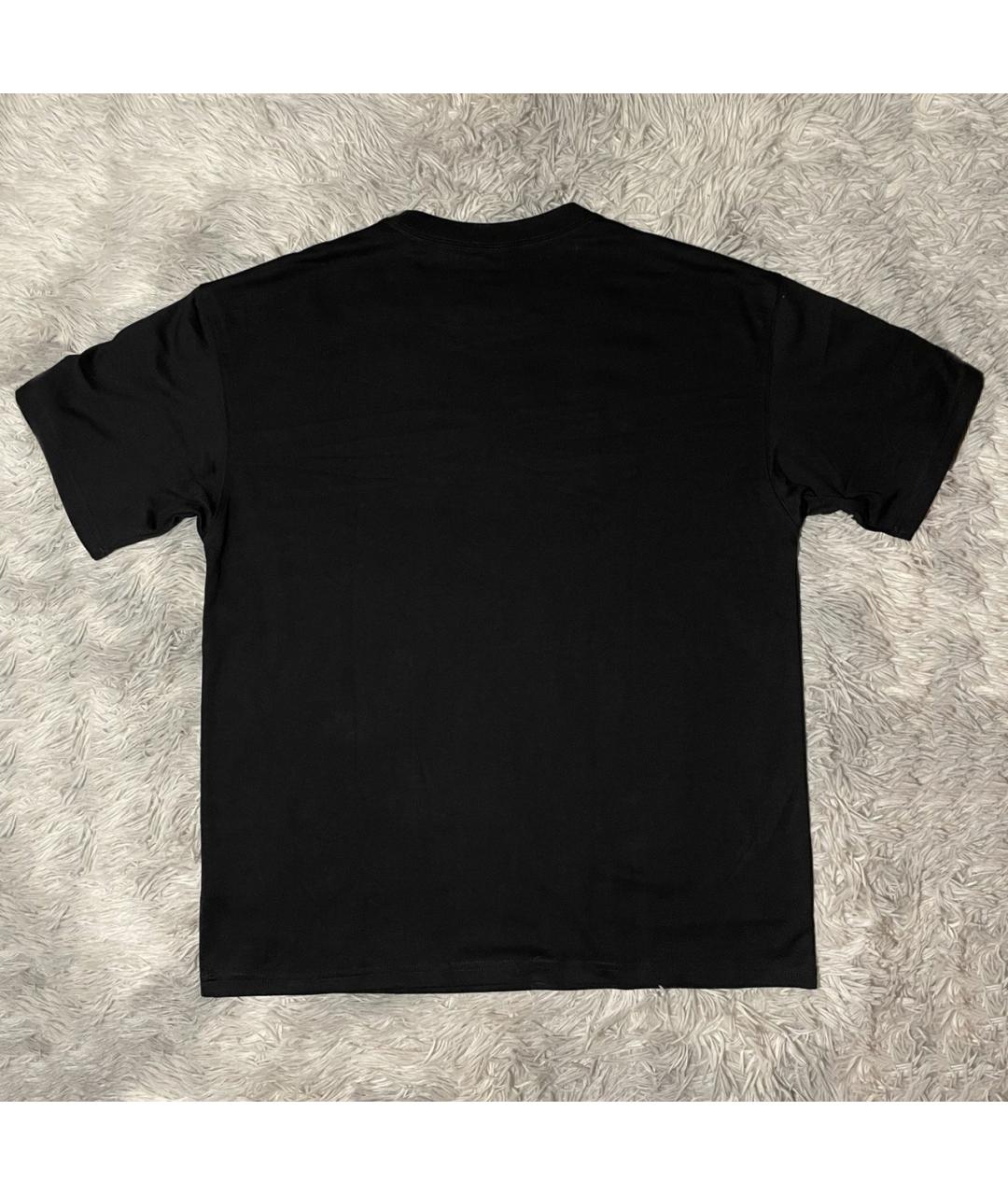 NIKE Черная хлопковая футболка, фото 2
