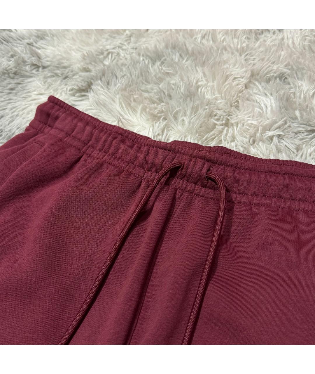 JORDAN Бордовый хлопковый спортивный костюм, фото 4