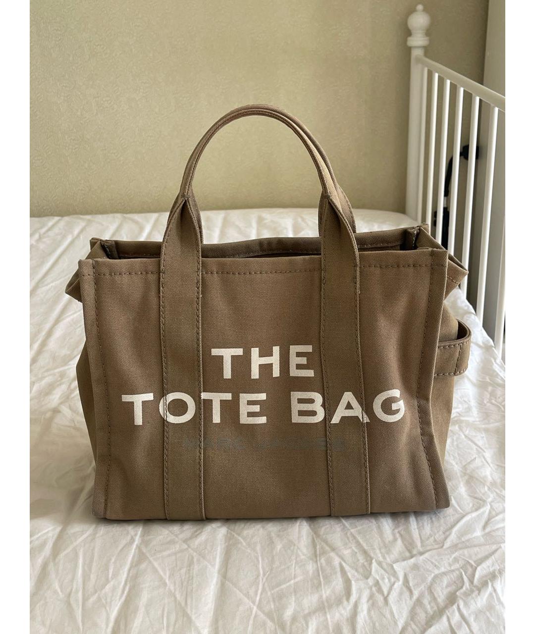 MARC JACOBS Коричневая тканевая сумка тоут, фото 8