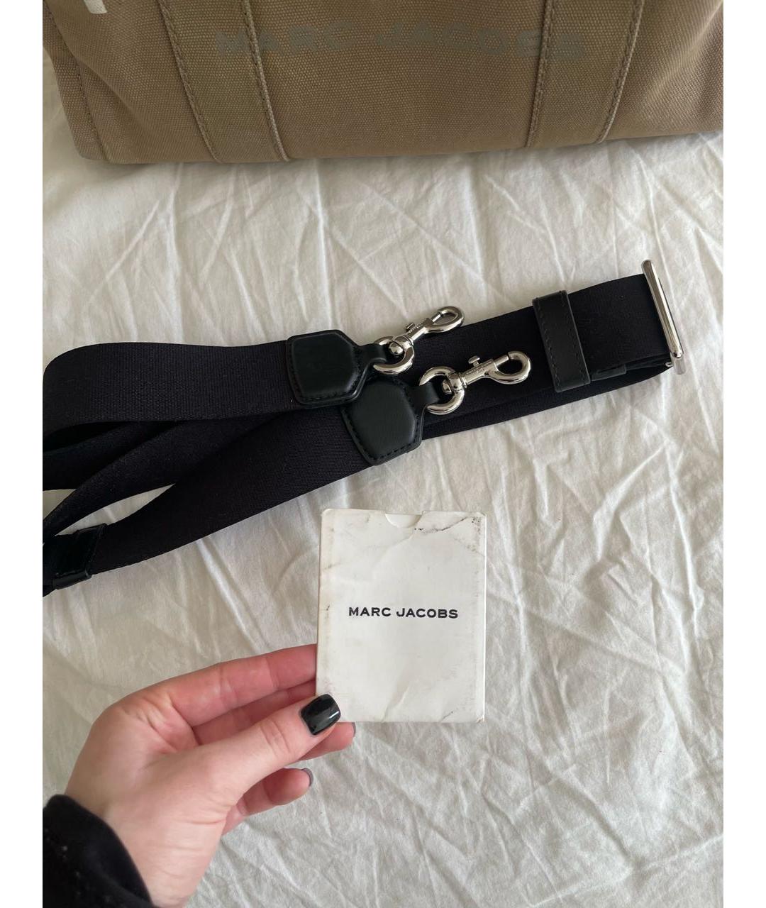 MARC JACOBS Коричневая тканевая сумка тоут, фото 7