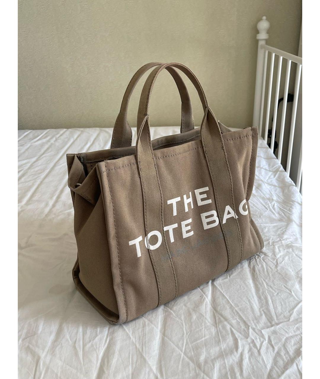 MARC JACOBS Коричневая тканевая сумка тоут, фото 2