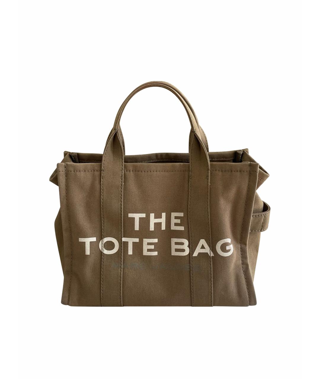 MARC JACOBS Коричневая тканевая сумка тоут, фото 1