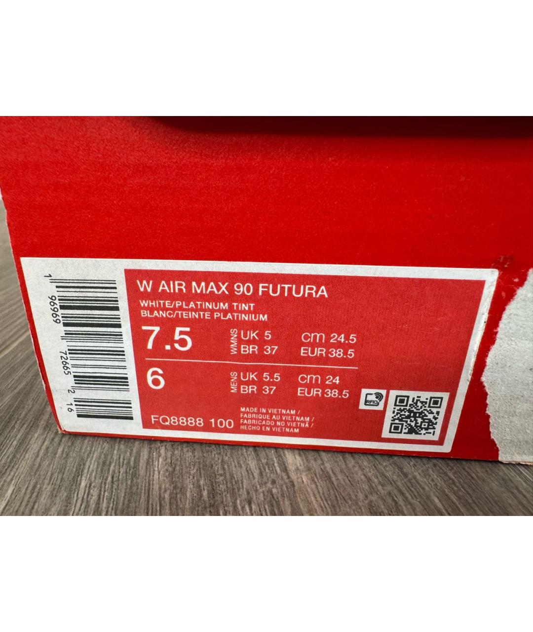 NIKE Белые кроссовки, фото 7