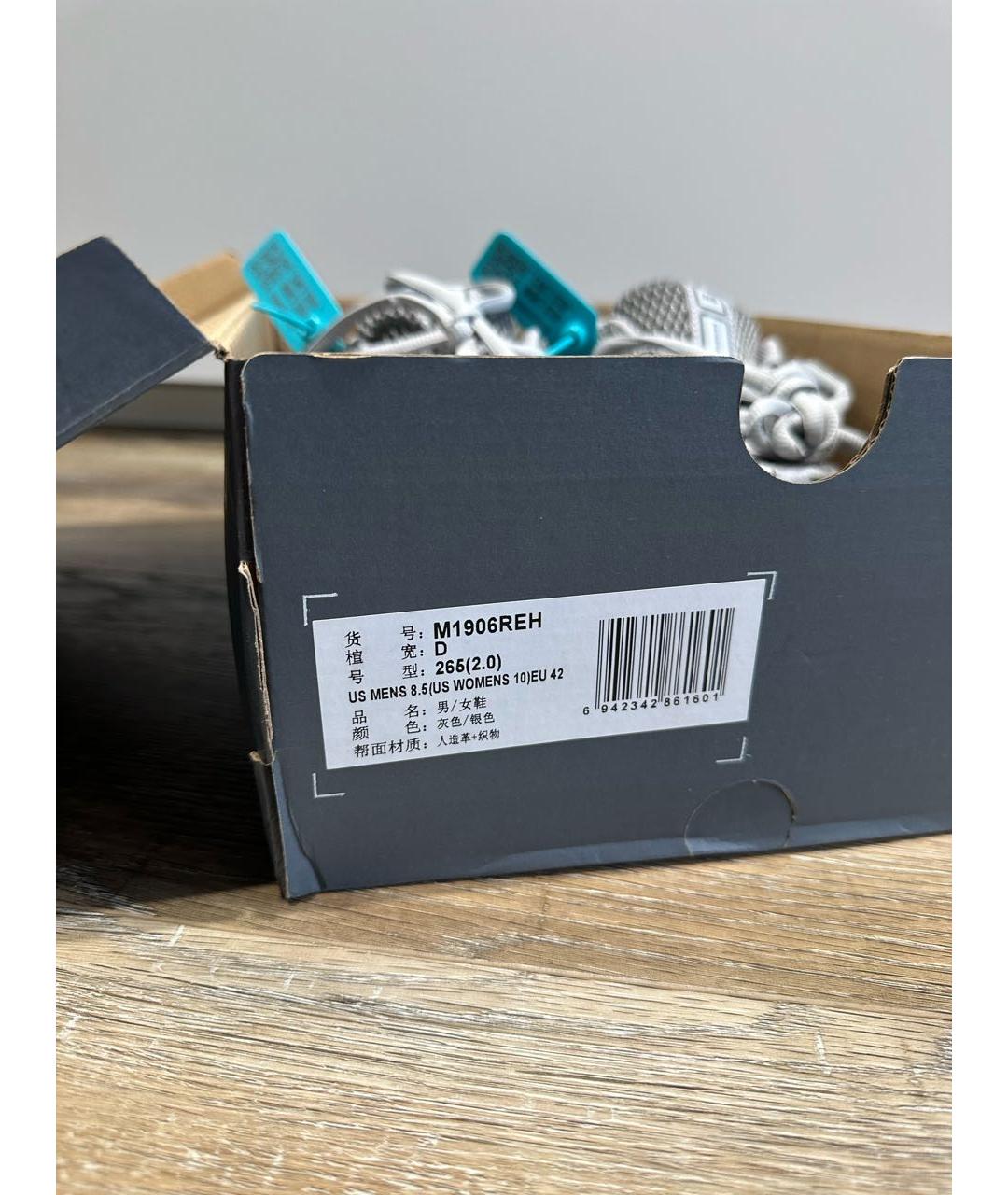 NEW BALANCE Антрацитовые низкие кроссовки / кеды, фото 7