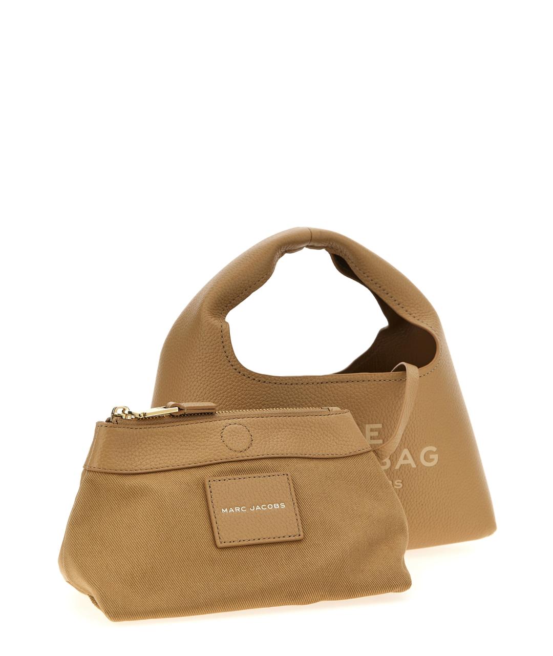 MARC JACOBS Бежевая кожаная сумка тоут, фото 3