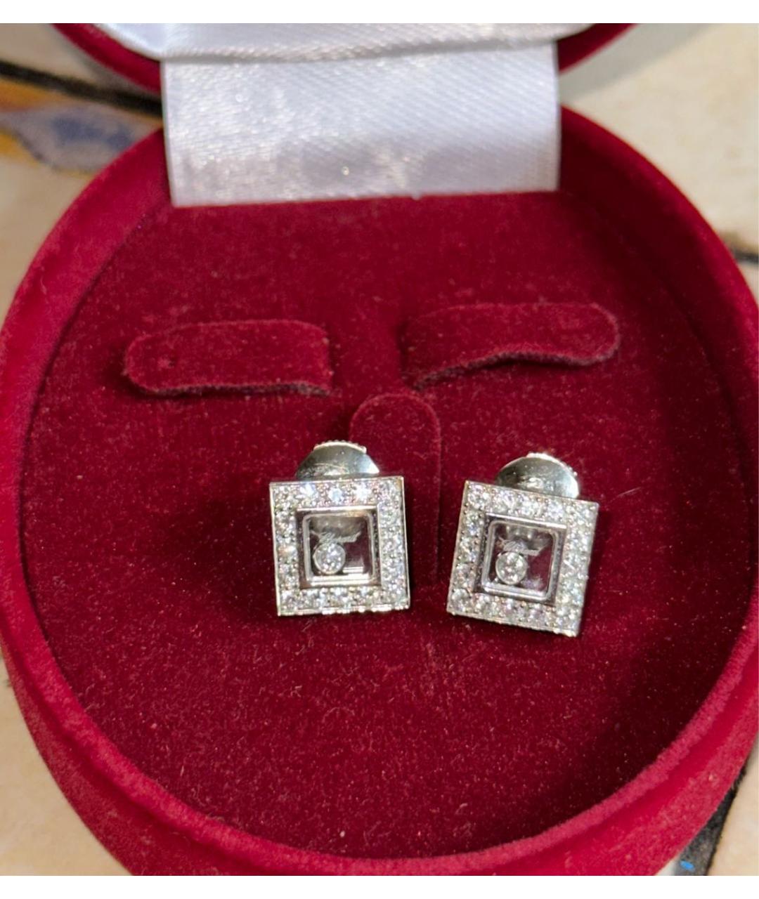 CHOPARD Белые серьги из белого золота, фото 4