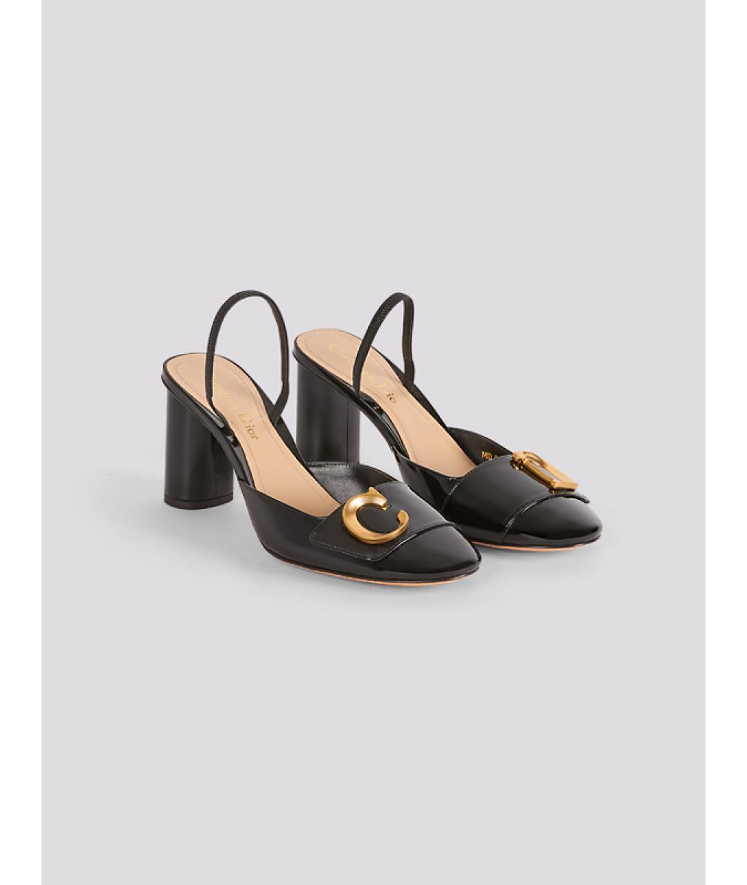 CHRISTIAN DIOR Черные туфли, фото 4