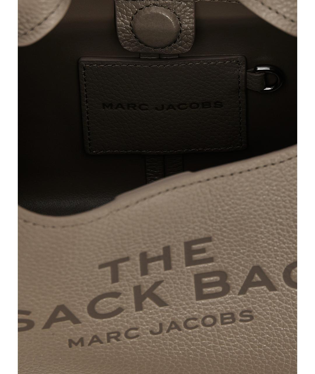 MARC JACOBS Серая кожаная сумка тоут, фото 4