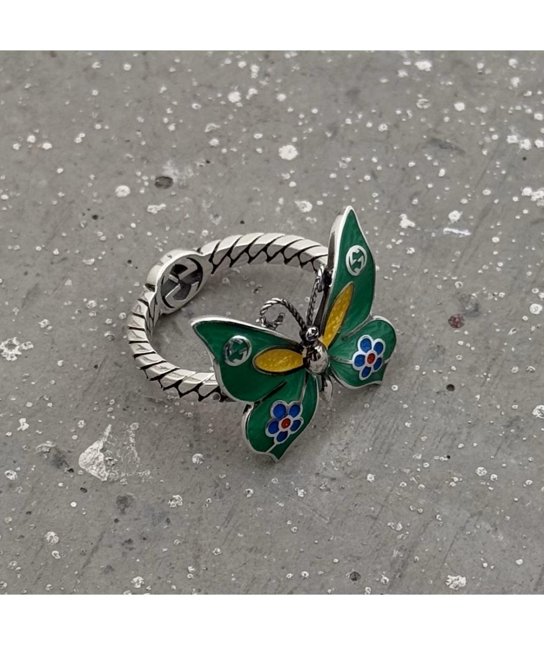 GUCCI Серебряное серебряное кольцо, фото 5