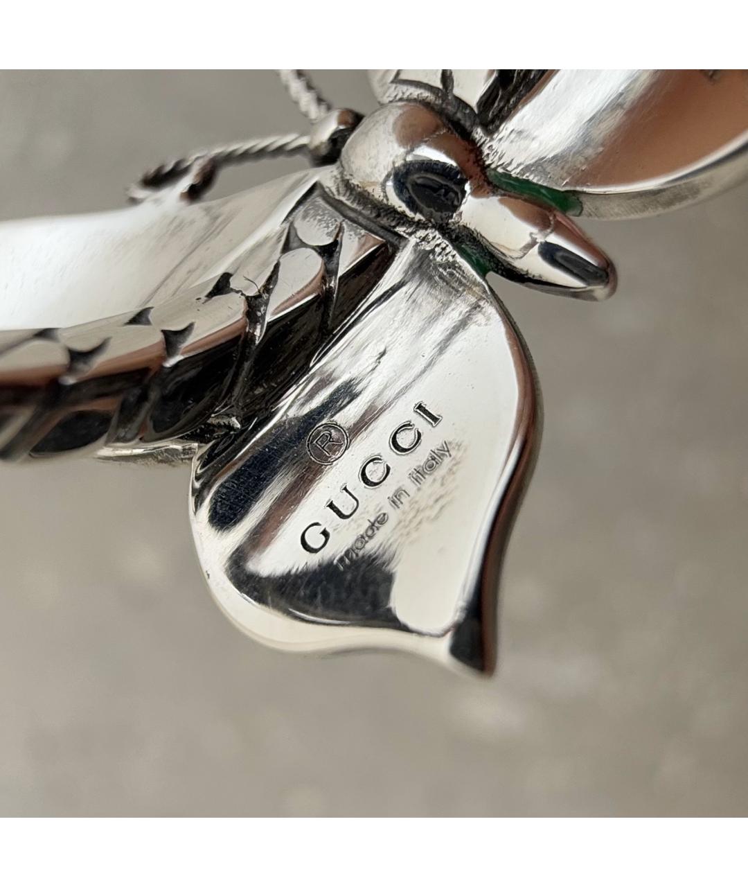 GUCCI Серебряное серебряное кольцо, фото 4