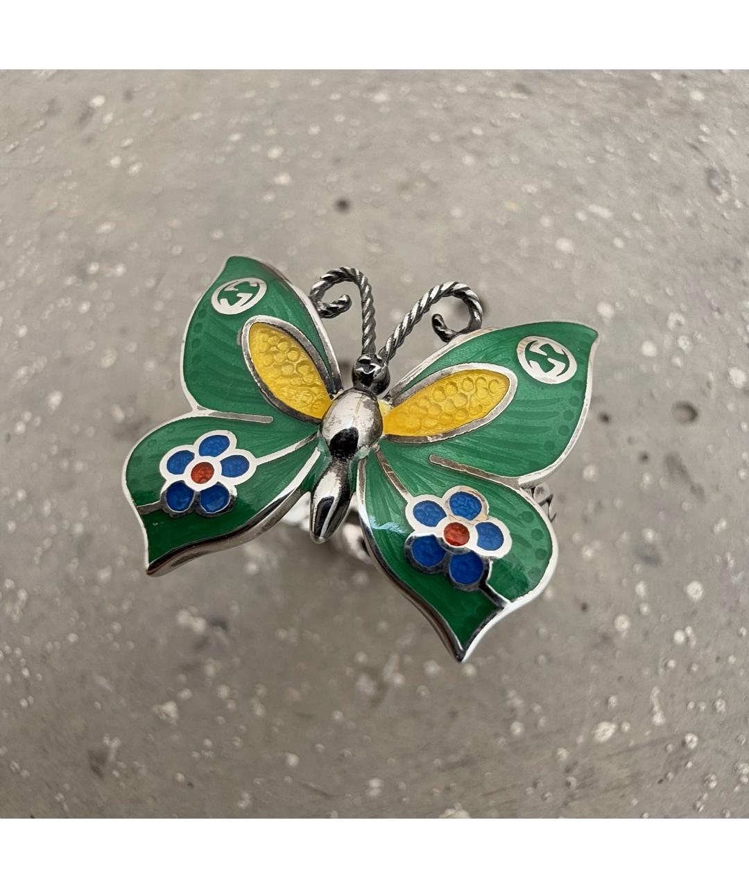 GUCCI Серебряное серебряное кольцо, фото 2