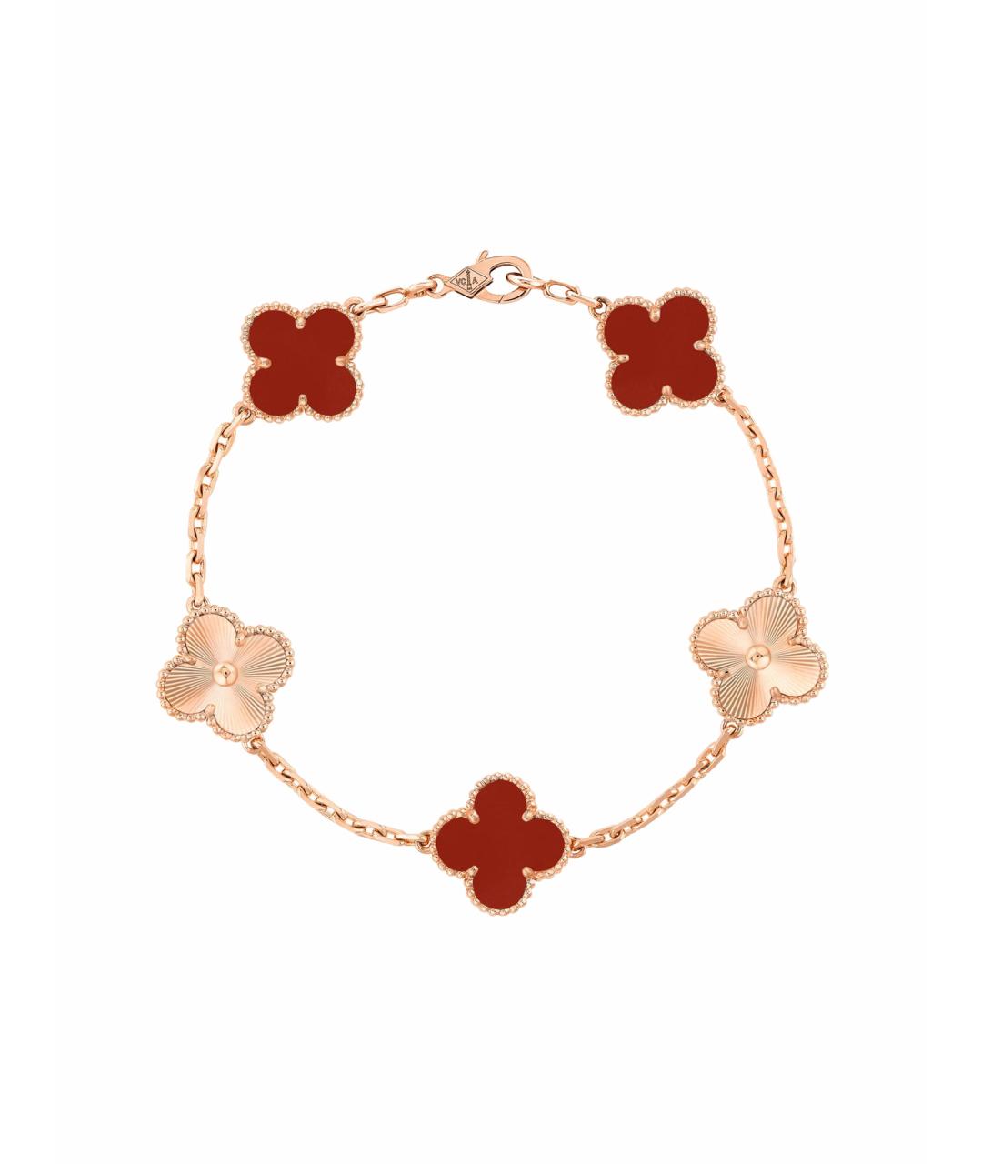 VAN CLEEF & ARPELS Красный браслет из розового золота, фото 1