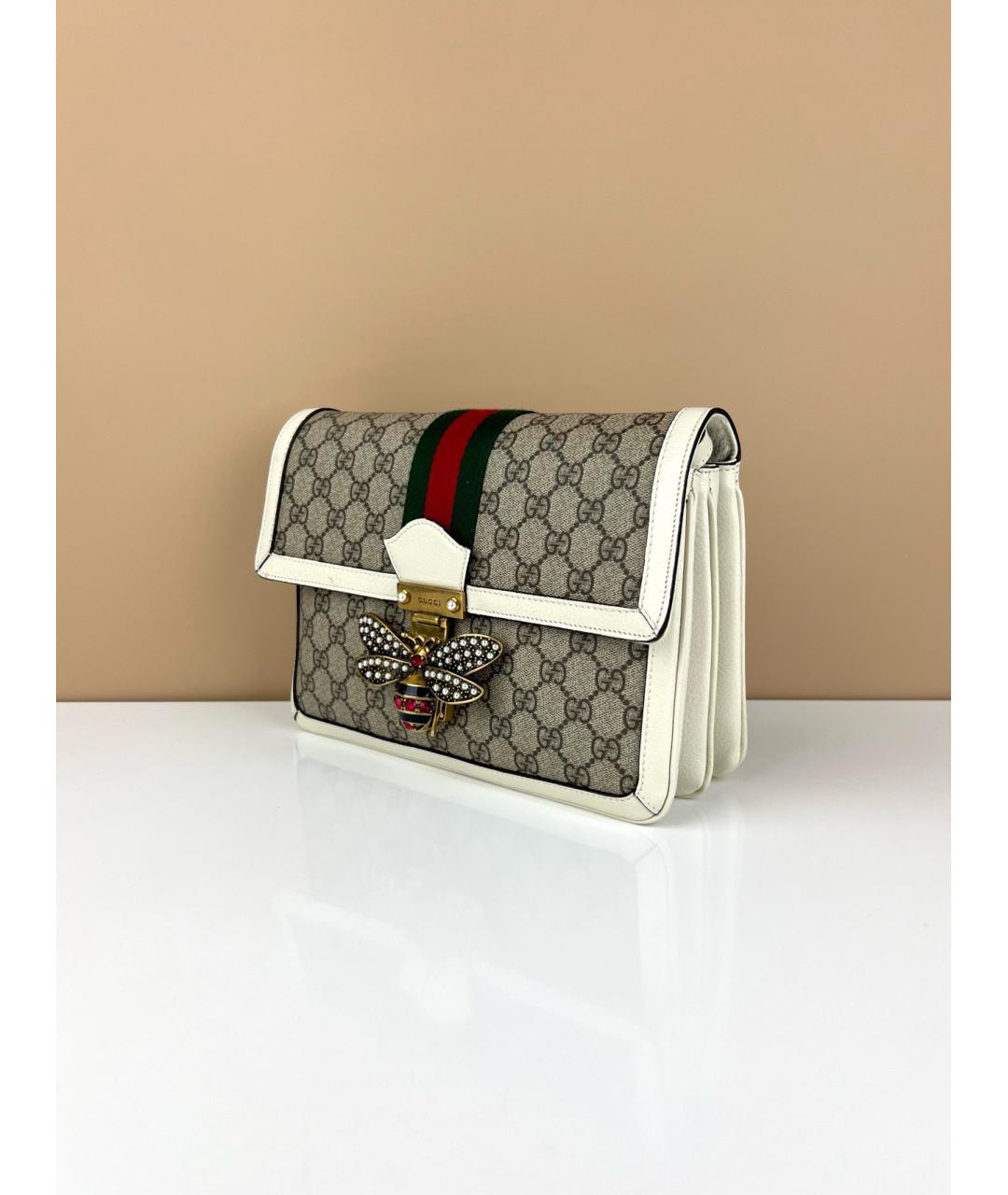 GUCCI Бежевая деним сумка через плечо, фото 2