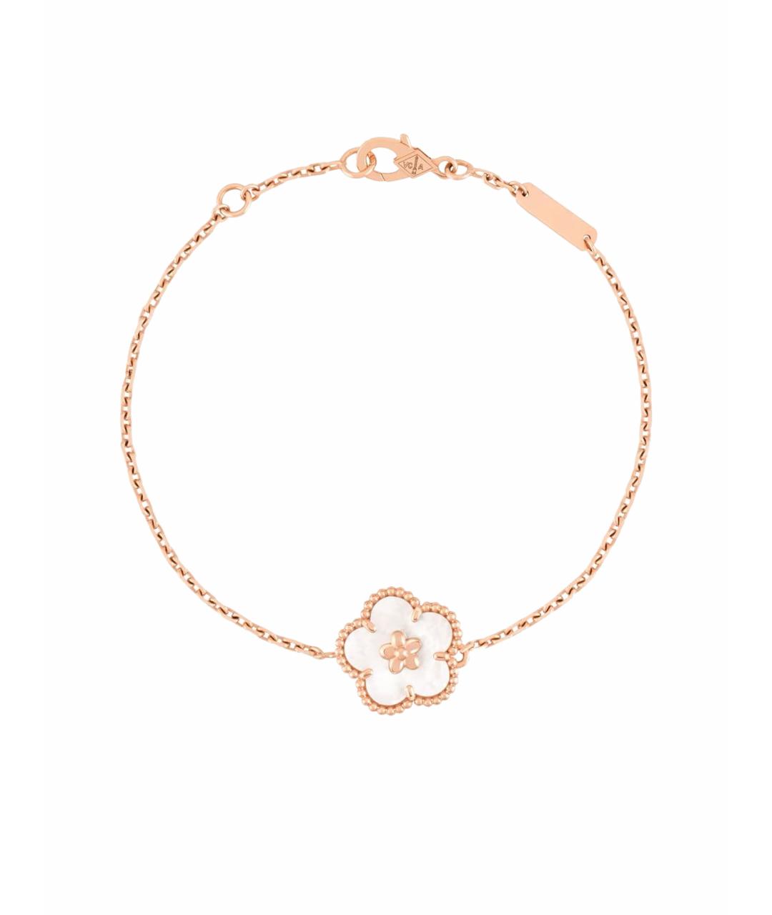 VAN CLEEF & ARPELS Белый браслет из розового золота, фото 1