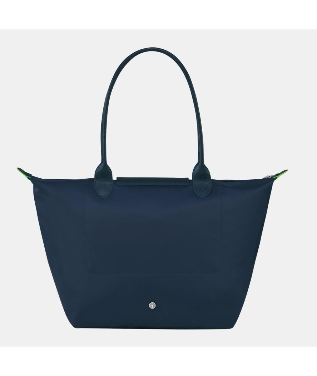 LONGCHAMP Темно-синяя сумка с короткими ручками, фото 3