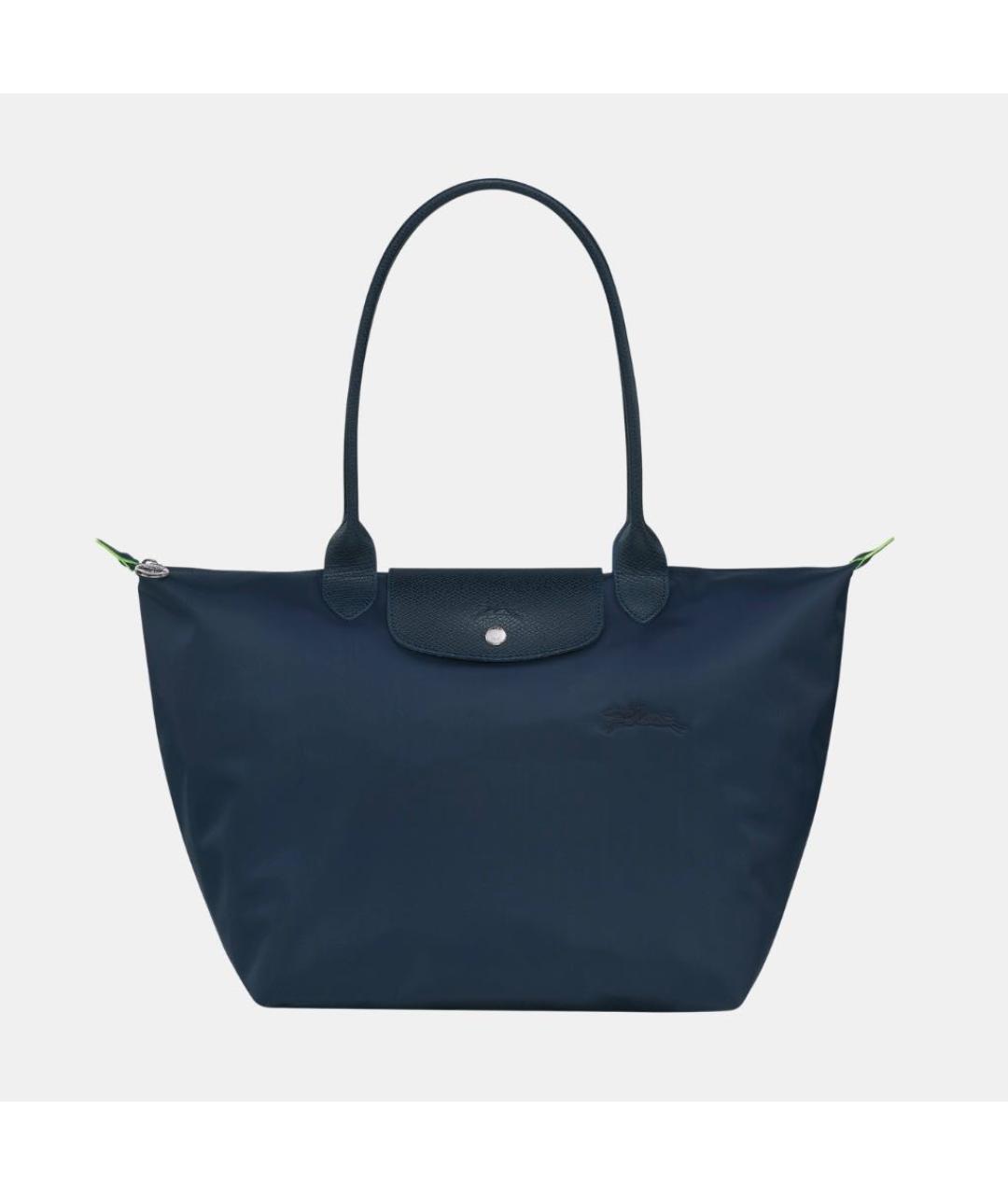 LONGCHAMP Темно-синяя сумка с короткими ручками, фото 7