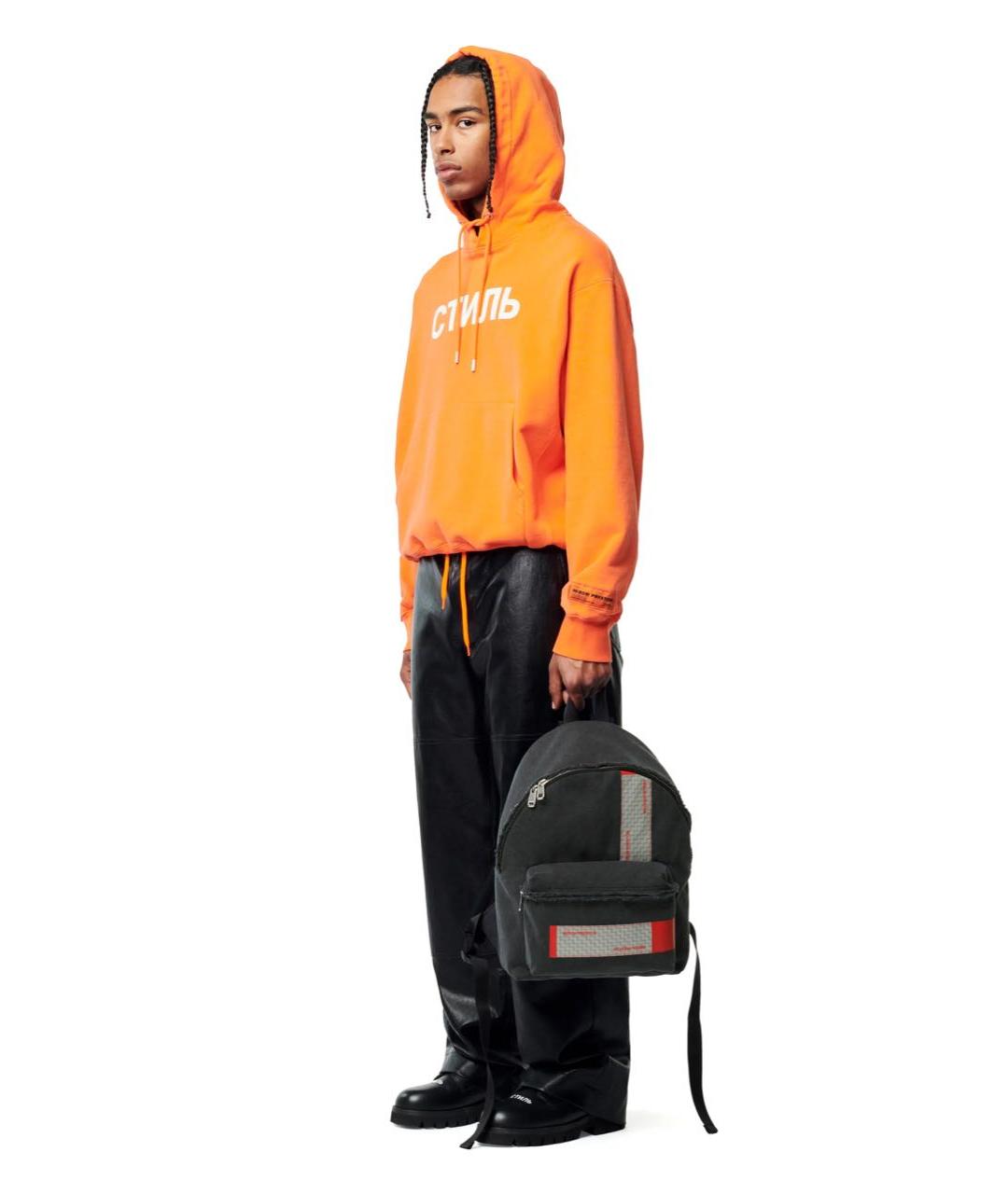 HERON PRESTON Серый тканевый рюкзак, фото 2