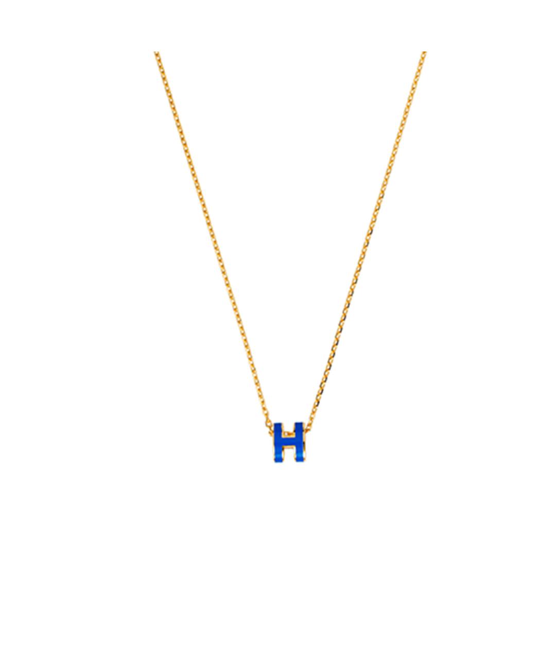 HERMES Золотая металлическая подвеска, фото 1