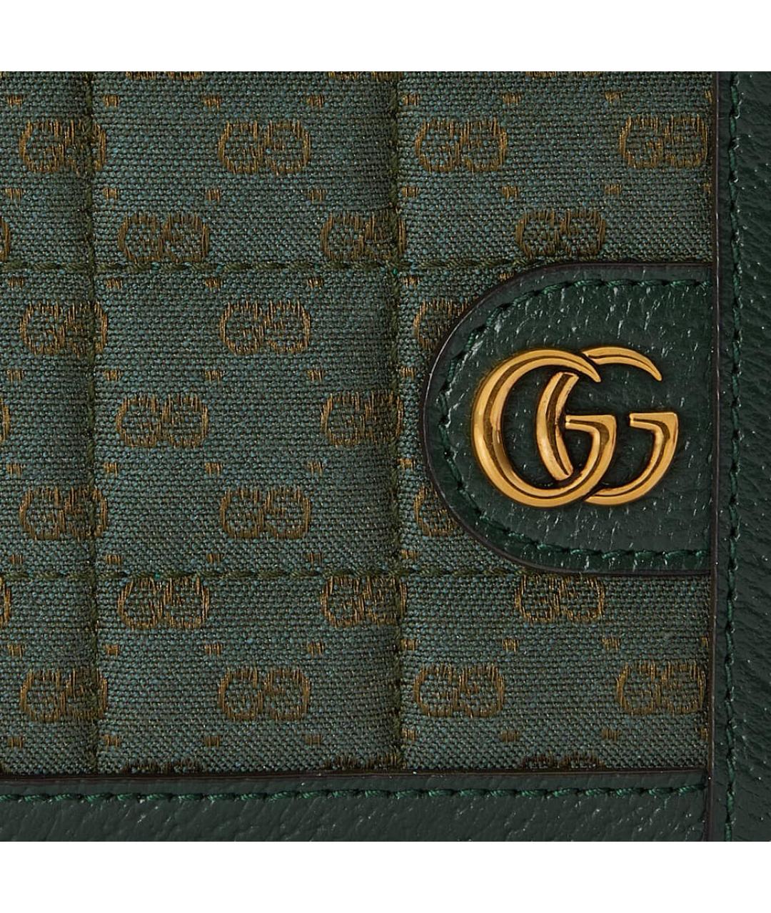 GUCCI Зеленый кошелек, фото 6