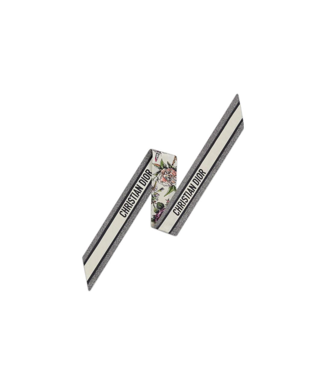 CHRISTIAN DIOR Мульти шелковый шарф, фото 2