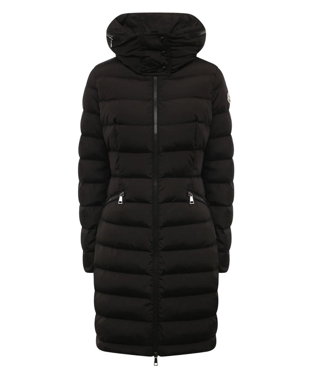 MONCLER Черный пуховик, фото 1