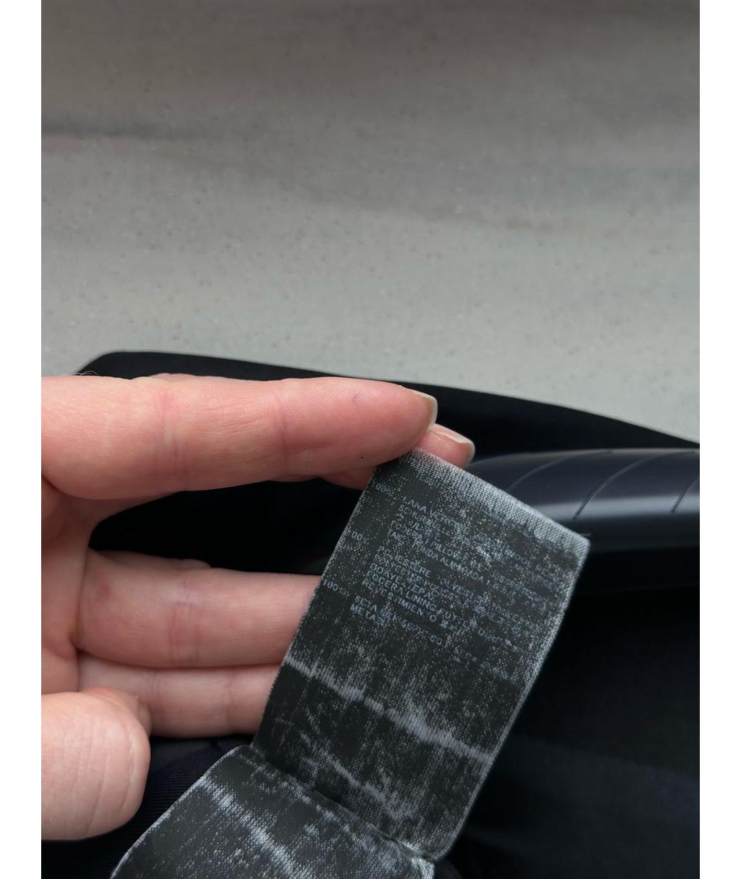 SAINT LAURENT Черный шелковый жакет/пиджак, фото 5